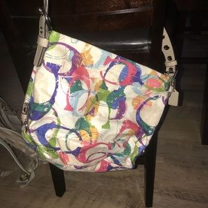 Coach cross body purse